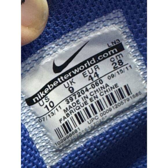 Size 10 - Nike Air Flight Falcon Dark Grey Royal BS695 - Picture 6 of 6